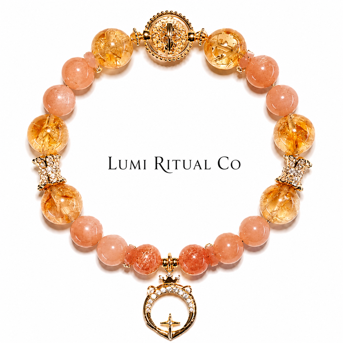♌ Leo – Solar Crown Bracelet